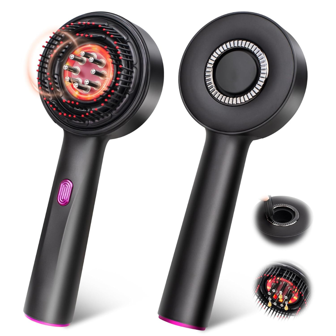 Cepillo Masajeador Capilar Estimulador de Crecimiento